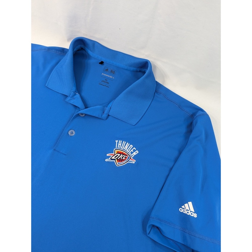 adidas Blue Oklahoma City Thunder Polo Shirt